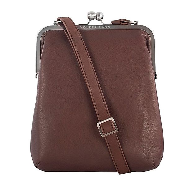 VOLKER LANG Schultertasche LOLA  Elegante Damen Bügeltasche aus italienisch günstig online kaufen