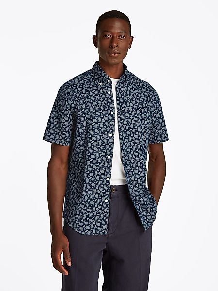 Tommy Hilfiger Kurzarmhemd "COTTON LINEN PAISLEY Regular Fit SS SHIRT" günstig online kaufen