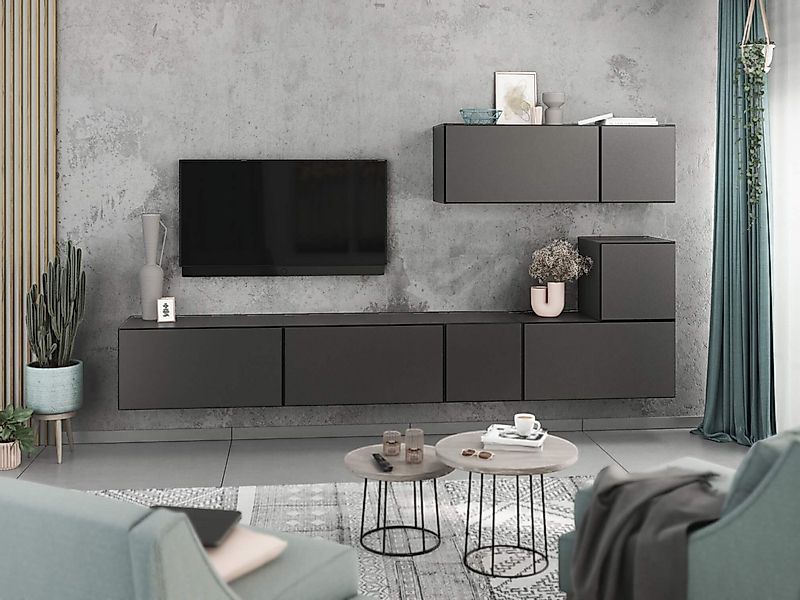 moebel-dich-auf Wohnwand VARIANTO 2, (7- teilig., besteht aus 4x Schrank mi günstig online kaufen