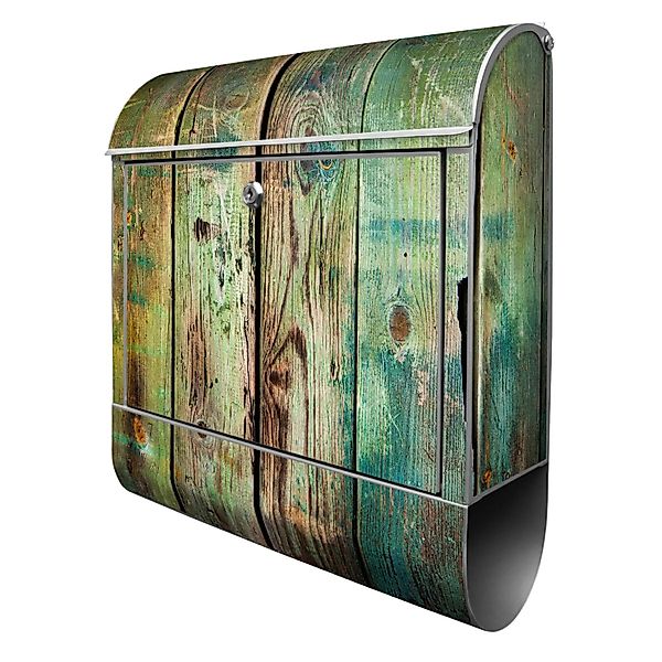 Banjado Design Briefkasten Silber Pulverbeschichtet 39x47x14cm 2 Schlüssel günstig online kaufen