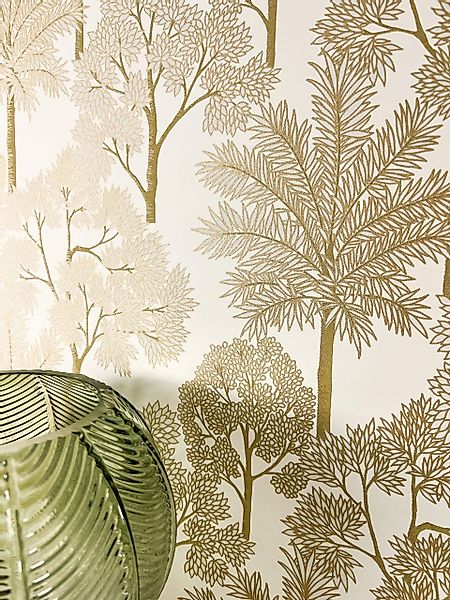 Newroom Vliestapete, strukturiert, Mustertapete, Blumentapete günstig online kaufen