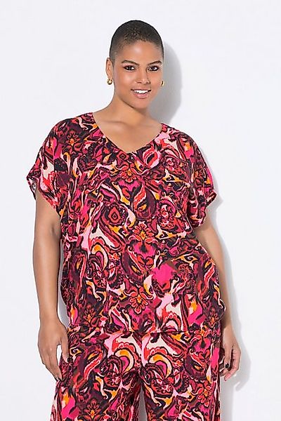 Studio Untold Druckbluse Blusenshirt oversized Alloverprint günstig online kaufen