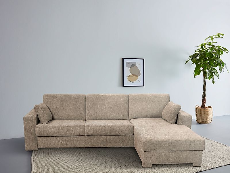 Home affaire Ecksofa Roma "M" Matratzenhöhe günstig online kaufen