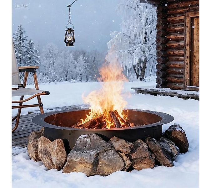 GarveeMore Feuerstelle Feuerstelle Rauchfreie Feuerstellenring Für Outdoor günstig online kaufen