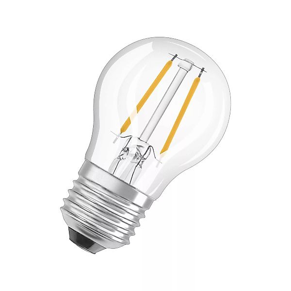 Osram LED Lampe ersetzt 40W E27 Tropfen - P45 in Transparent 4,8W 470lm 400 günstig online kaufen