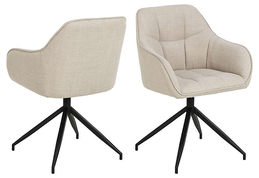 ACTONA GROUP Armlehnstuhl »Brenda Esszimmerstuhl, Polsterstuhl,« () Drehfun günstig online kaufen