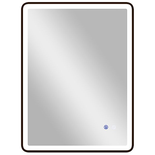 HOMCOM LED-Badezimmerspiegel mit Beleuchtung, 80 x 60 cm, 3 Farbtemperature günstig online kaufen