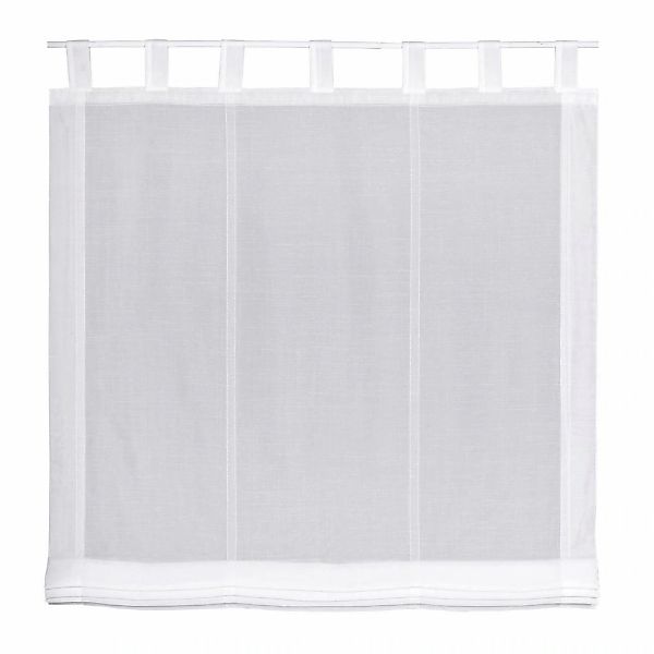 Gerster Raffrollo "Barnd" mit Schlaufen freihängend Schlaufenrollo BARND, H günstig online kaufen