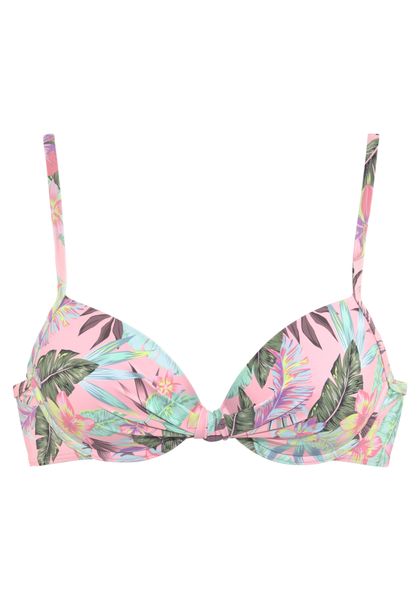 s.Oliver Bügel-Bikini-Top "Azalea" im tropischen Druck günstig online kaufen