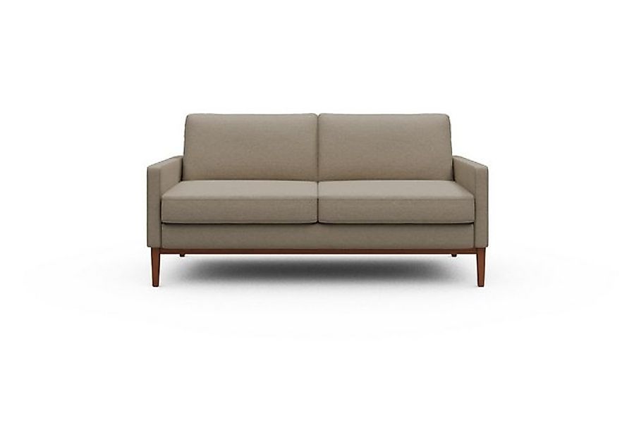 moebelfaktor Sofa Bodo 2,5-Sitzer, Retro-Design, elegante Linien, stabile H günstig online kaufen