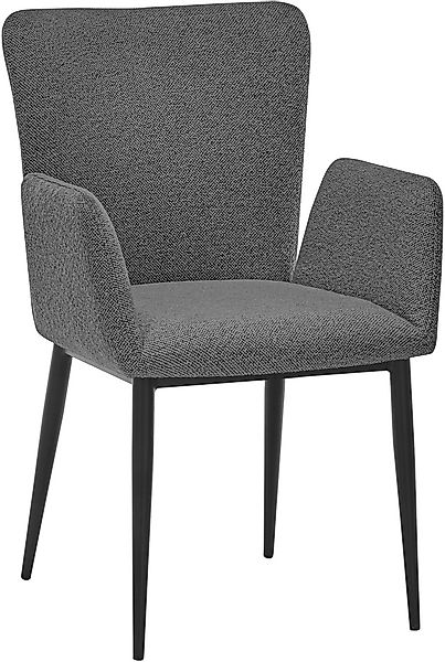 set one by Musterring Esszimmerstuhl »El Paso«, 2 St., Bouclé, Vierfuß-Gest günstig online kaufen