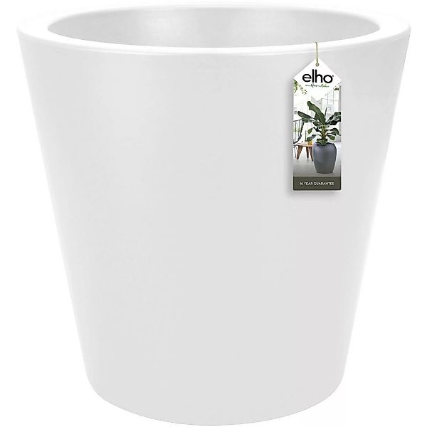 Elho Blumentopf Pure Straight Ø 49,5 cm Weiß günstig online kaufen
