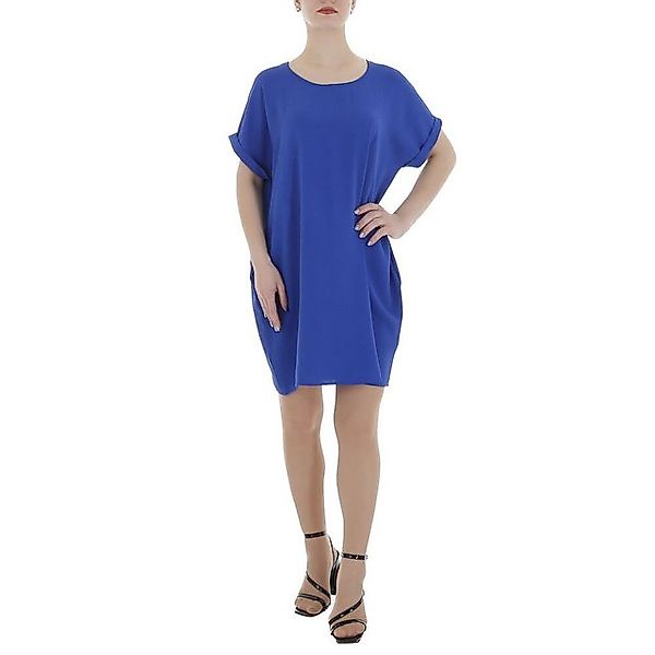 Ital-Design Tunikakleid Damen Freizeit (86164449) Kreppoptik/gesmokt Kleid günstig online kaufen