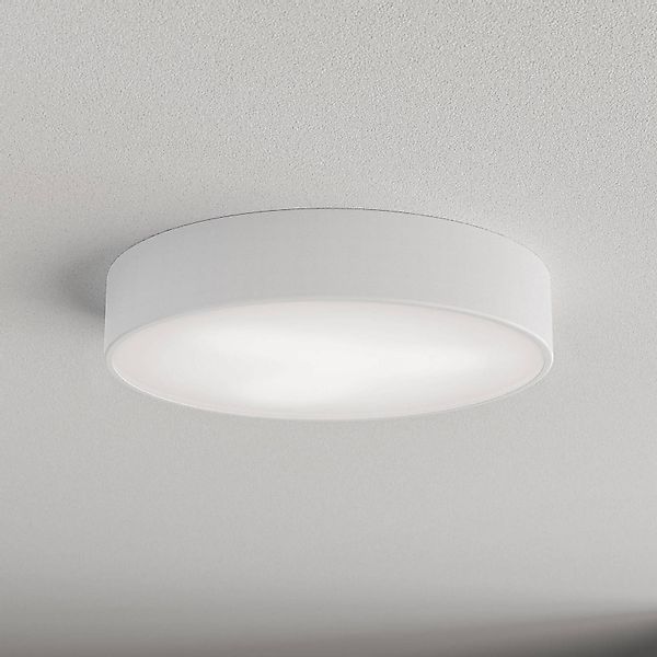 Deckenlampe Cleo 400, weiß, Sensor, IP54, Ø 40 cm, Metall günstig online kaufen