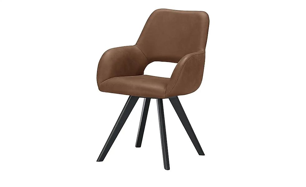 Woodford Armlehnstuhl  Lucina ¦ braun ¦ Maße (cm): B: 56 H: 86 T: 64.0 Stüh günstig online kaufen