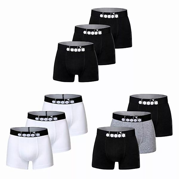Diadora Herren Boxer Shorts, 3er Pack - Boxers, Cotton Stretch, einfarbig günstig online kaufen