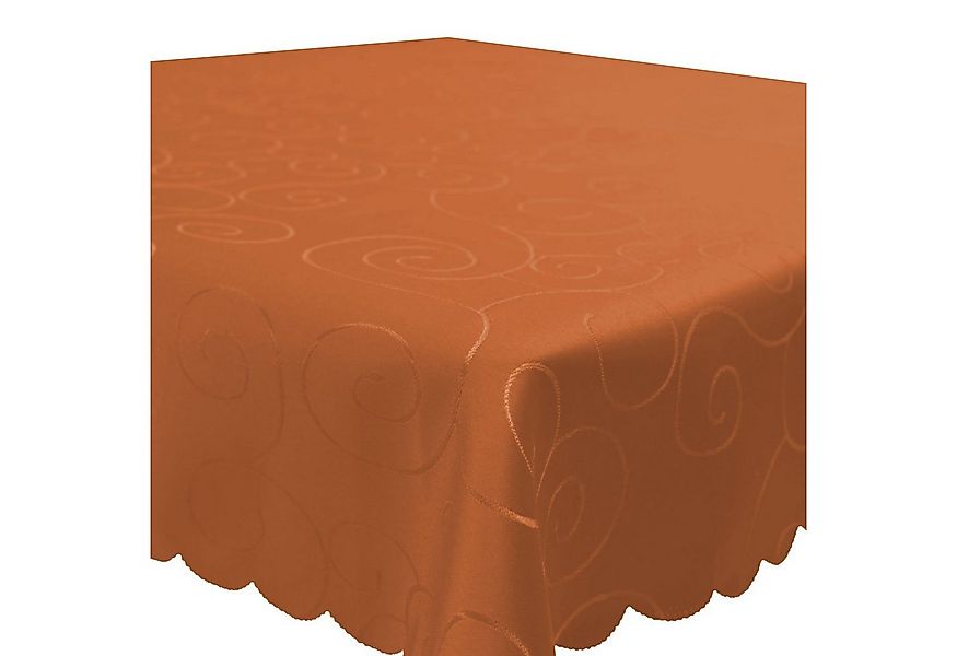 Haus und Deko Tischdecke Tischdecke Damast Ornamente eckig Circle Struktur günstig online kaufen