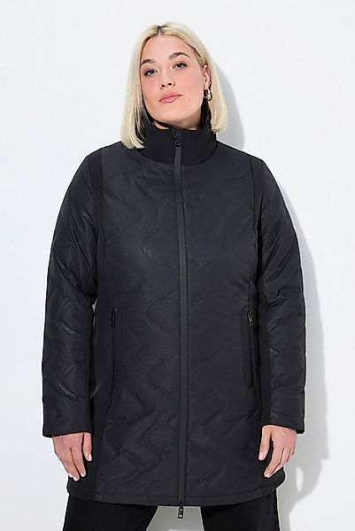 Ulla Popken Steppjacke HYPRAR Laserstepp-Jacke Softshell-Einsätze günstig online kaufen