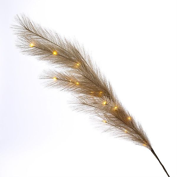 MARELIDA LED-Leuchtzweig LED Federbüschel Pampasgras Dekozweig günstig online kaufen