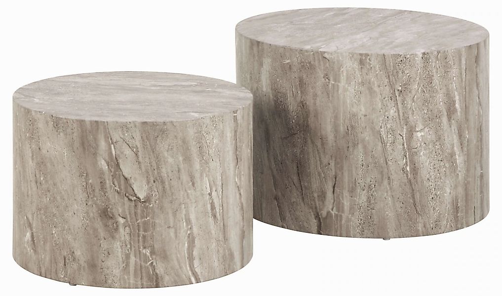 ACTONA GROUP Couchtisch Dice Couchtisch-Set, Steinoptik, günstig online kaufen
