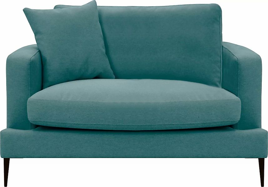 Leonique Sessel "Cozy Loungesessel", mit Metallbeinen und Zierkissen günstig online kaufen