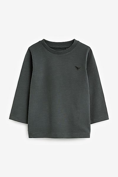 Next Langarmshirt Einfarbiges Shirt (1-tlg) günstig online kaufen