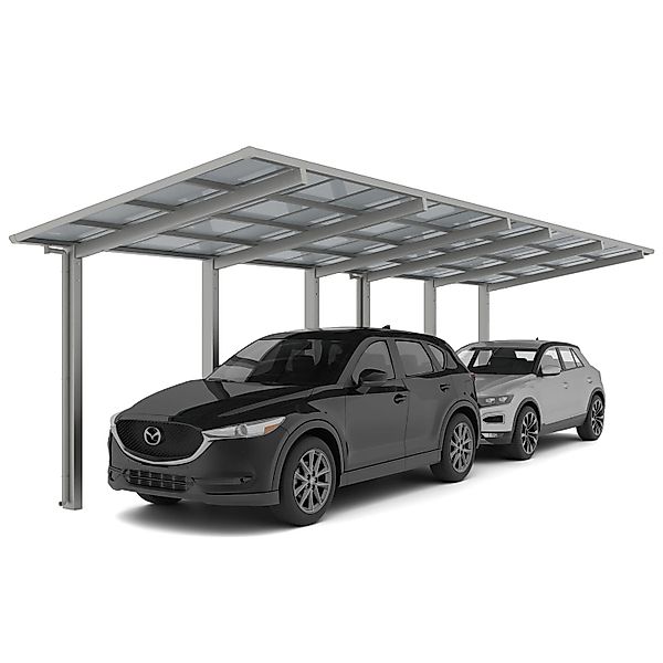 Ximax Carport Linea-110 Tandem Edelstahl-Look günstig online kaufen