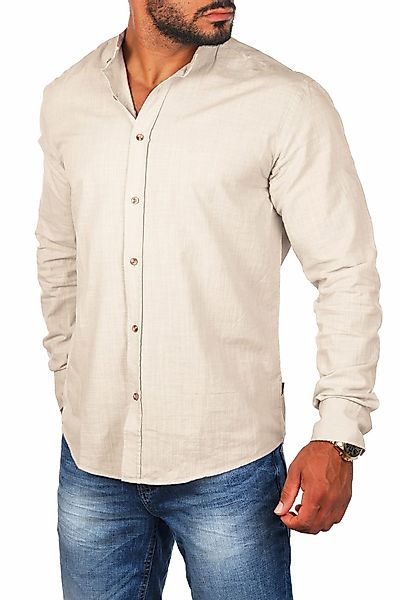 CARISMA Langarmhemd Herren Leinen Baumwoll Mix günstig online kaufen