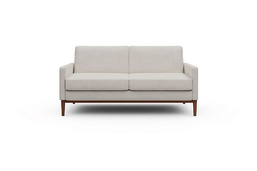 moebelfaktor Sofa Bodo 2,5-Sitzer, Retro-Design, elegante Linien, stabile H günstig online kaufen