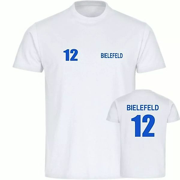 multifanshop T-Shirt Herren Bielefeld - Trikot 12 - Männer günstig online kaufen