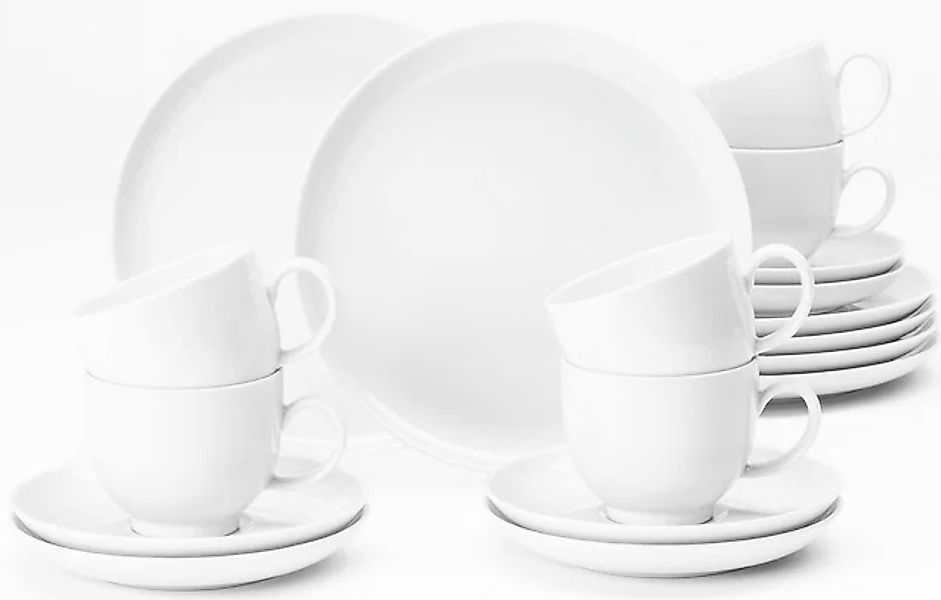 Seltmann Weiden Kaffeeservice »Geschirr-Set, Service Lido« Tassen, Untertas günstig online kaufen