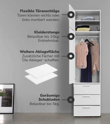 mokebo Kleiderschrank Der Grenzenlose (1-Türig & günstig online kaufen