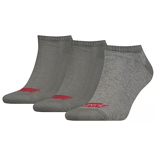 Levi´s ® Batwing Logo Low Socken 3 Paare EU 35-38 Middle Grey Melange günstig online kaufen