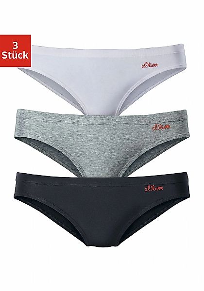 s.Oliver Bikinislip, aus elastischer Baumwoll-Qualität günstig online kaufen