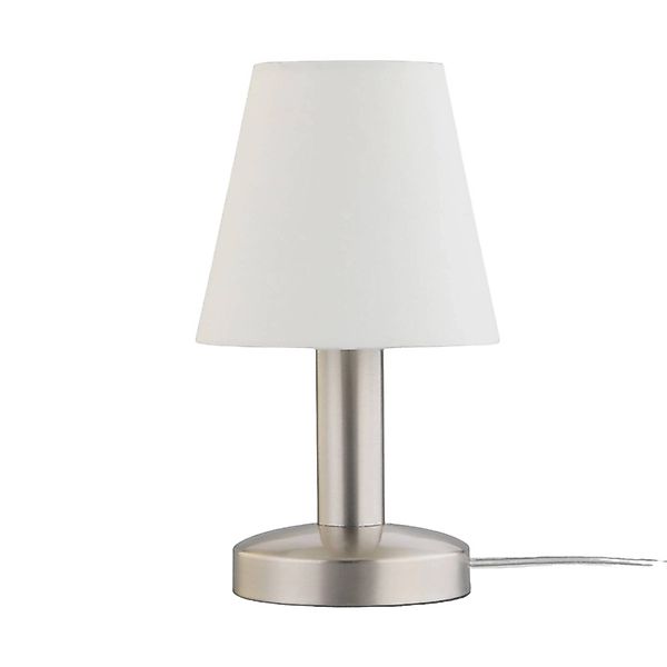 Lindby Tischlampe Hanno 9620810 Modern in Weiß aus Textil 1-flammig E14 Sch günstig online kaufen
