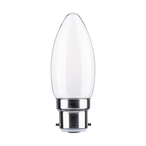 Paulmann LED-Kerzenlampe B22d 4,7W 4.000K opal günstig online kaufen