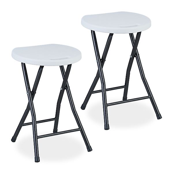 relaxdays Hocker Klapphocker 2er Set (2er günstig online kaufen