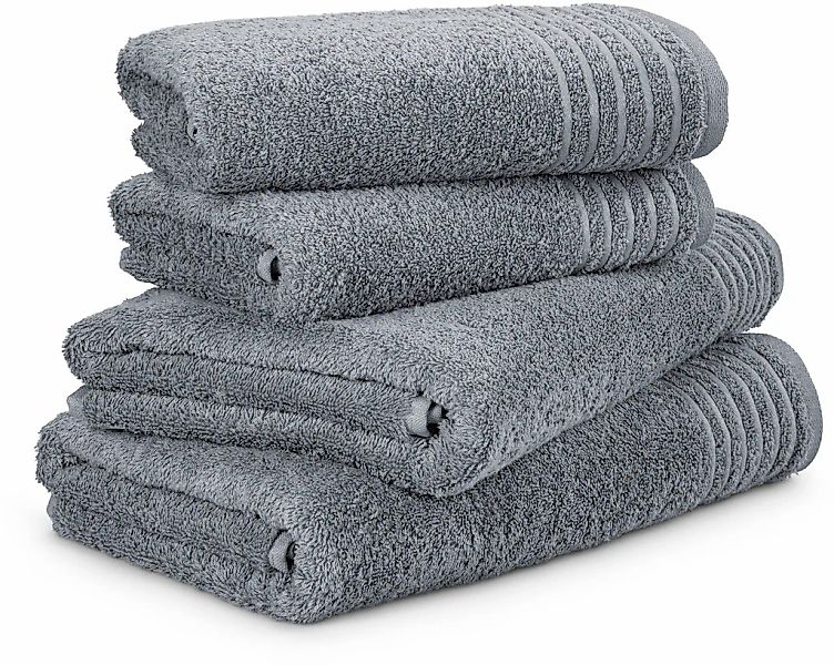 Möve Handtuch Set "New Classic" 4 Stk. Walkfrottier 2x Hand- und 2x Duschtü günstig online kaufen