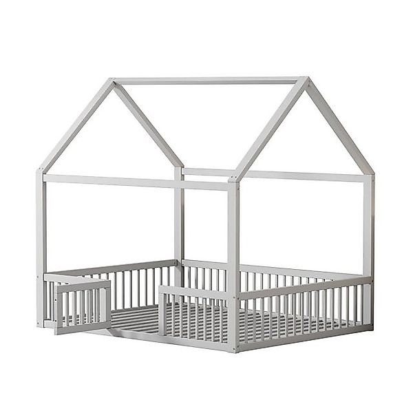 Gotagee Hausbett Kinderbett Holzbett Doppelbett Hochbett Türchen Jugendbett günstig online kaufen