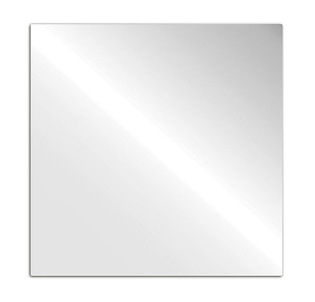 LebensWohnArt Wandspiegel Puristischer Spiegel ENJA 40x40cm rahmenlos ESG-S günstig online kaufen