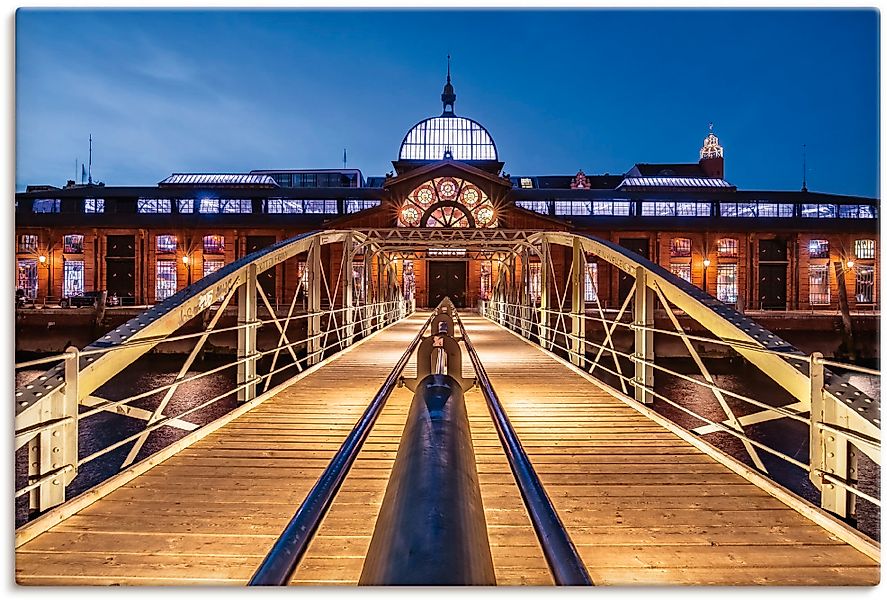 Artland Wandbild »Fischmarkt Hamburg«, Hamburg, (1 St.), als Alubild, Outdo günstig online kaufen