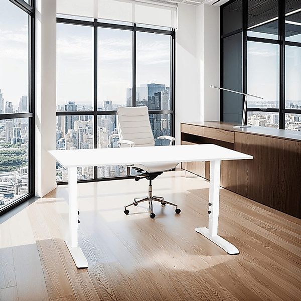 KADIMA DESIGN Schreibtisch Höhenverstellbarer Bürotisch, 67-86 günstig online kaufen