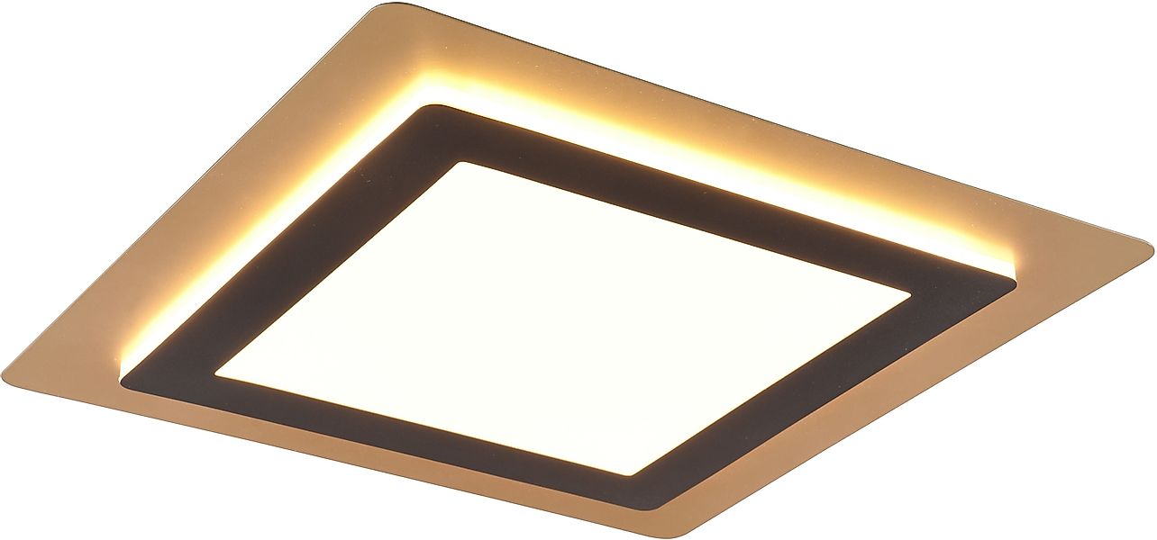 TRIO Leuchten LED Deckenleuchte MORGAN, quadratische günstig online kaufen