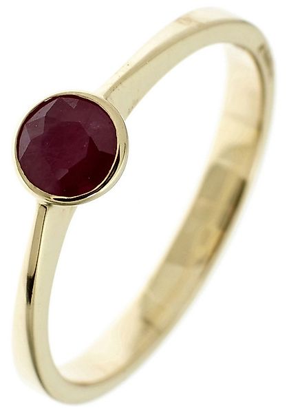 JOBO Goldring Rubinring, 333 Gold mit Rubin günstig online kaufen