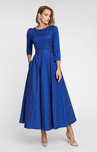 MATSOUR'I Cocktailkleid Alyzee Unifarbe, Jacquard mit Reliefoberfläche günstig online kaufen
