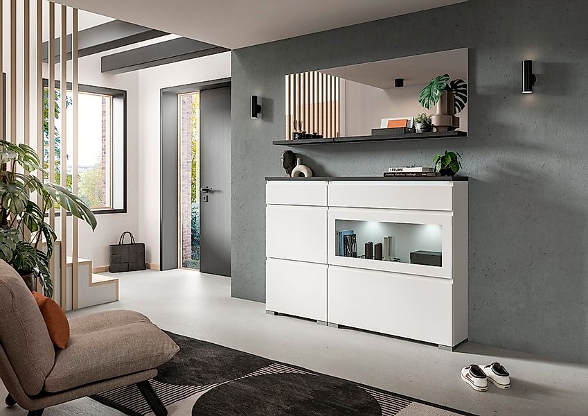 INOSIGN Wandspiegel »Skoskap, Breite 60 cm, 1 Ablageboden, inklusive Wandmo günstig online kaufen