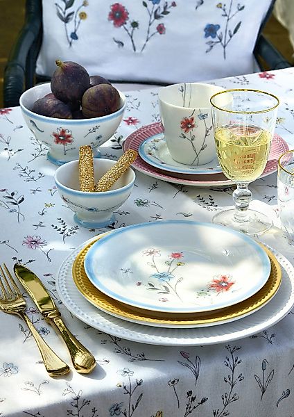Greengate Tischdecke Venissa Tischläufer white 140x45cm günstig online kaufen