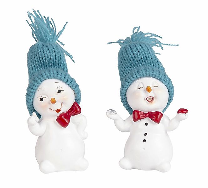 Geschenkestadl Schneemann 8 Stück Schneemann Figuren Strickmütze 7cm Winter günstig online kaufen