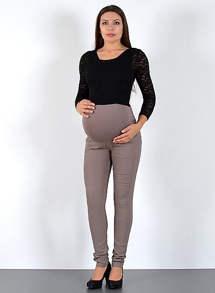 ESRA Umstandsjeans Skinny Fit Schwangerschaftshose mit elastischem Bund J53 günstig online kaufen