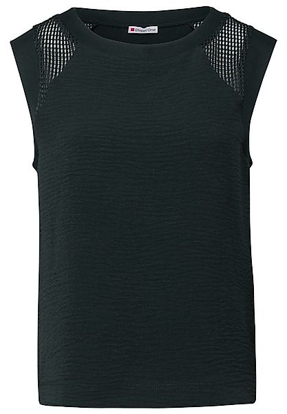 STREET ONE Shirttop mat-mix top w.mesh günstig online kaufen